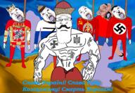 adolf_hitler amerimutt anti_mutt beard buff clothes communism cossack cross crown crying ear eyebrows eyelashes fur_hat germany green_eyes hair hammer_and_sickle hanging hat mcdonalds moustache muscovite mustache nazi_germany nazism neutral nkvd poland polish_lithuanian_commonwealth rope russia soviet_union subvariant:neutralplier swastika teeth tongue tryzub ukraine ukrainian_text variant:bernd variant:markiplier_soyjak vein z_(russian_symbol) // 1600x1100 // 987.1KB