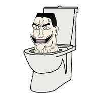 ear g-toilet green_eyes grin gums hair looking_to_the_left open_mouth skibidi skibidi_toilet smile stretched_face stretched_mouth subvariant:perceptive_chud tan_skin teeth toilet transparent_background variant:chudjak // 1200x1200 // 29.6KB