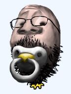 artist:cannedpocket baby babyjak big_head full_body glasses pacifier pink_skin realistic shading small_eyes soyjak stubble transparent_background variant:gapejak // 268x357 // 92.4KB