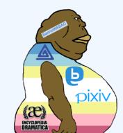 artist:sloptranwnbag brown_skin closed_mouth encyclopedia_dramatica fat flag flag:minor_attracted_person map_(pedophile) meta:tagme nambla obese pedophile pixiv sanriowabag_(namefag) soyjak variant:meximutt // 700x758 // 104.0KB