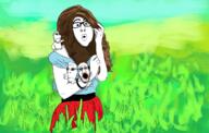 4soyjaks clothes clown crying grass marge_moment obese oh_my_god_she_is_so_attractive variant:cobson variant:gapejak variant:markiplier_soyjak variant:nojak // 1392x888 // 1.4MB