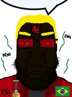 5_o_clock_shadow badge blackheads blood brazil brown_skin bug chudson88_(namefag) esl flag flag:brazil fly gem gempass glasses gore medal meta:namefags meta:op_took_a_selfie_of_xerself mole red_glasses soot_colors speech_bubble speech_bubble_empty stinky stubble subvariant:chudplier swastika sweaty tinted_glasses variant:markiplier_soyjak white_background yellow_hair yellow_sclera // 600x800 // 23.7KB
