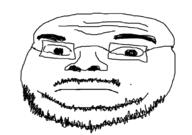 beard closed_mouth glasses mustache soyjak variant:unknown // 748x525 // 92.6KB