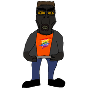 angry artist:horse belt big_lips brown_hair brown_skin eyebrows eyes flag:lgbt_pride_flag fnf_pedo full_body glasses hair hoodie lips meta:template mouth nose open_mouth seething stubble subvariant:chudjak_front subvariant:chudplier subvariant:thubpedo t-shirt template trend:slopjak variant:chudjak variant:markiplier_soyjak yellow_eyes yellow_teeth // 2001x2048 // 143.8KB