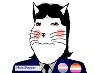animal anthro bbc_whore black_hair bloodshot_eyes blush cat cat_ear clothes eyebags flag:lesbian_pride_flag flag:transgender_pride_flag gay hair homo lesbian long_hair makeup meta:namefags moistpepper_(user) nose pooner red_eyes slut smile subvariant:massjak subvariant:massmeowjak suit suit_and_tie trans transparent_background variant:gapejak whisker whiskers white_fur // 1200x900 // 83.1KB