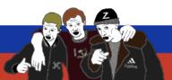 adidas chud communism countrywar flag flag:russia gopnik hammer_and_sickle russia slovopatsana variant:unknown // 872x404 // 214.8KB
