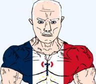 balding buff france mustache philippe_petain subvariant:chudjak_front subvariant:muscular_chud variant:chudjak vein vichy white_hair white_skin // 2010x1770 // 747.9KB
