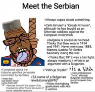 ack angry award beard bloodshot_eyes blue brown_skin bulgaria china clothes croatia crying dead european flag flag:china flag:serbia glasses half_open_mouth hat kosovo mutt pins red red_eyes rope sajkaca serbia shitskin star_(symbol) subvariant:euromutt suicide sweater teeth text tongue turk ustasha variant:markiplier_soyjak // 1024x988 // 720.9KB