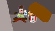 animated arm black_skin bleach clorox clothes eating estrogen full_body kfc mask meta:tagme neovagina purple_hair rope subvariant:bighead tranny variant:a24_slowburn_soyjak // 1200x675 // 2.6MB