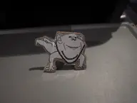 arm ear foot full_body hand irl irl_background leg pushup series:cardboard_imp_doing_pushups smile variant:impish_soyak_ears white_skin // 8160x6144 // 5.8MB