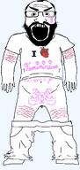 angry balding beard chastity_cage clitty feminism feminist feminist_tatoo glasses keikeskolchakreichen(aurtist) male_feminist mouth_open naked norwood pants_down shirt_with_words shirts subvariant:science_lover tattoo variant:markiplier_soyjak womb_tatoo word_tatoo // 1000x2100 // 152.0KB