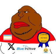 angry award beard blue_archive brown_skin closed_mouth cunny flag:minor_attracted_person indonesia larp looking_to_the_left map_(pedophile) meta:tagme obese pedophile variant:meximutt xitter 😭 // 502x480 // 76.1KB