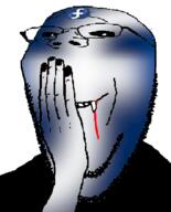 blood clothes fedora_linux g_(4chan) glasses hand linux soyjak stubble subvariant:wholesome_soyjak technology vampire variant:gapejak // 449x555 // 69.9KB