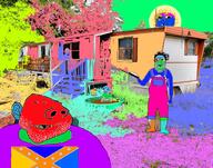 arm baby clothes confederate deformed diaper ear full_body glasses hair hand holding_object house irl_background large_nose leg multiple_soyjaks mushroom no_eyebrows overalls pacifier smile soyjak stubble subvariant:arkansasjak subvariant:grinlook_poggers subvariant:nathaniel sun trailer_house trend:colorjak variant:feraljak variant:gapejak variant:impish_soyak_ears variant:markiplier_soyjak // 1024x805 // 923.6KB