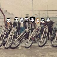 Chopper(motorbike) beard black_glasses glasses variant:chudjak // 720x720 // 238.8KB