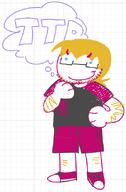 art badge blue_eyes drawfag drawgod drawing foid_artstyle mascot nate nate_higgers soyteen text tranny_artstyle variant:unknown whiteboard whiteboardfox yellow_hair // 429x654 // 40.1KB