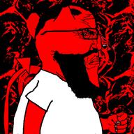 angry demon devil_horns red red_skin side_profile variant:markiplier_soyjak // 1500x1500 // 297.2KB