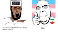 brown_skin flag iran isis islam pointing shia text thumbs_up trans_rights variant:chudjak variant:cobson wahhabism // 2408x1360 // 193.1KB