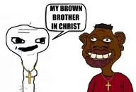 christian_cross drool nas:crayons_brainlet nas:tyrone nas:wojak speech_bubble text tyrone white_background // 1117x765 // 72.6KB