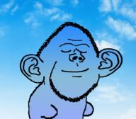 calm closed_mouth cloud gradient happy sky smile stubble variant:jeggy_jim variant:jimson // 932x817 // 246.1KB