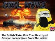 british coal driver explosion fire flag:united_kingdom flying germany hazmat_suit mushroom_cloud nazi_germany nuclear_explosion steam_engine swastika thumbnail train truth_nuke united_kingdom variant:cobson variant:feraljak world_war_2 youtube // 1179x883 // 447.1KB