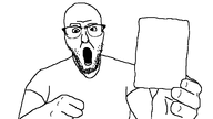 bald full_body glasses holding_object open_mouth soyjak stubble template variant:unknown wrinkles // 1280x720 // 13.5KB