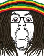 dreads glasses soyjak stubble variant:flartson weed // 410x524 // 297.6KB