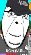 ai_generated armor closed_mouth clothes glasses hat looking_at_you metal ron_paul soyjak stable_diffusion stubble variant:cobson // 1080x1920 // 302.4KB