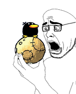 ball glasses hand holding_object raphael_the_raven raven scared screaming stubble transparent_background variant:talkingballsoyjak yoshis_island // 1080x1350 // 113.1KB