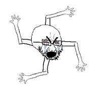 bald crying forehead_lines full_body glasses mouth_open muscles nazism skinny stubble subvariant:stickboy swastika variant:cryboy_soyjak variant:soyak // 305x290 // 20.0KB