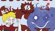 bandage bloodshot_eyes boss discord lips medal mustache nate parody pizza_face pizza_tower subvariant:shoyta sweating variant:gapejak vein yellow_hair // 960x540 // 36.1KB