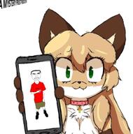 animal anthro averi buff collar fox furry green_eyes phone subvariant:chudjak_front subvariant:pol_face subvariant:unbotheredchud variant:chudjak // 1080x1092 // 600.1KB