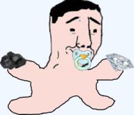 baby coal full_body gem pacifier variant:chudjak white_skin // 795x682 // 114.4KB