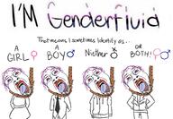 ack ack! artist:conservativewaluigi beard bloodshot_eyes crying genderfluid glasses hanging purple_hair red_eyes rope suicide tear text tongue tranny tranny_meme troon variant:bernd white_background yellow_teeth // 1472x1022 // 691.8KB