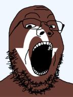 flag flag:yamaguchi glasses hair japan open_mouth soyjak stubble teeth todofuken transparent_background variant:gapejak yamaguchi // 600x800 // 37.6KB