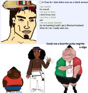 black_skin brown_skin mexico soylent_(creamy_chocolate) subvariant:soyniqua variant:meximutt variant:soytan // 815x858 // 396.6KB