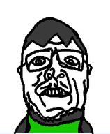 glasses looking_at_you stubble teeth teeth_showing variant:sidjak white_skin wrinkles // 500x606 // 22.0KB