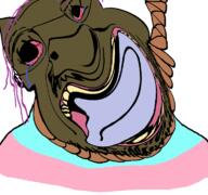 brown_troonjak flag:transgender_pride_flag meta:no_more_fucking_booru_namefag_tags_on_here meta:op_took_a_selfie_of_xerself meta:tagme noose open_mouth suicide tongue tranny variant:bernd // 768x719 // 207.8KB