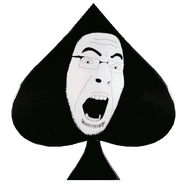 3d animated bbc glasses open_mouth soyjak spade spin stubble variant:cobson // 500x500 // 312.6KB