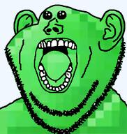 black_eyes ear emerald emerald_(namefag) green_skin meta:namefags oh_my_god_she_is_so_attractive open_mouth sisa tongue variant:impish_soyak_ears // 598x631 // 143.6KB