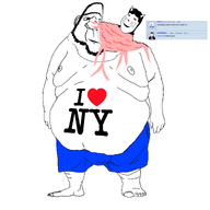 animal bloodshot_eyes body_horror cat cat_ear comments eyebags hair i_heart_ny meta:namefags moistpepper_(user) nose object_on_head parasite pink_growth smile smoot_(user) stubble subvariant:beast subvariant:massjak subvariant:massmeowjak trend:namefag_tumors tumor variant:gapejak variant:ishish_soyak_ears whisker // 3000x3000 // 1.2MB