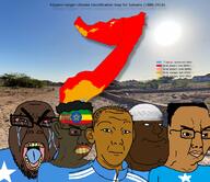 angry arid balding black_skin black_text bloodshot_eyes blue_eyes border closed_mouth clothes country countrywar desert ethiopia eyes_like_the_o-o-cean flag flag:ethiopia flag:somalia glasses google_maps gorilla hair hot köppen_climate_classification large_forehead map red_lips shitskin somalia star_(symbol) subvariant:mexiaryan subvariant:seethejak taqiyah text thick_eyebrows variant:bernd variant:carterjak variant:chudjak variant:kuzjak yellow_teeth zoomalia // 1158x1002 // 936.6KB