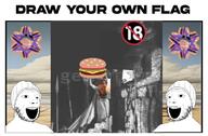 dooby_(user) draw_your_own_flag_event hamburger pedophile politics_discord_server terri_(user) variant:terrijak // 778x512 // 390.6KB