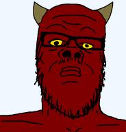 demon evil horn neutral red_skin template variant:a24_slowburn_soyjak yellow_sclera // 1024x1068 // 29.3KB