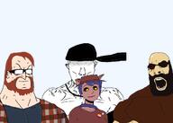 alex_yiik animal aspie batter_(character) beard big_lez brad_armstrong buff buffvein cap cat catgirl closed_mouth clothes ear enbie gangbang glasses hair hat lisa_(game) niko_(oneshot) off_(video_game) oneshot soyjak subvariant:chudjak_front subvariant:muscular_chud variant:chudjak variant:cobson video_game yiik // 1070x766 // 268.9KB