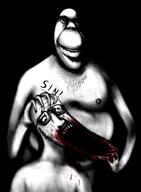 blood glasses horror jaw open_mouth sin soyjak stubble subvariant:hornyson text variant:cobson variant:soyak // 1320x1793 // 285.5KB