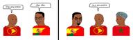arab black_skin bloodshot_eyes crying flag:latin_america flag:morocco flag:portugal flag:spain glasses hispanic iberia islam jewishautismaward78_(namefag) latin_america mexico moor morocco my_ancestor north_african portugal seething spain speech_bubble star_(symbol) subhuman teeth variant:chudjak variant:wojak // 1500x453 // 200.6KB