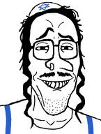 clothes hair hat jewish_nose judaism kike kippah piercing variant:mulletjak // 722x957 // 28.3KB