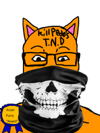 animal anti_pedophilia aryan cat furry ibispaint markiplier orange_skin seige_mask skull_mask total_nigger_death variant:markiplier_soyjak // 600x800 // 276.7KB