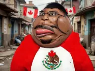 acne big_lips black_hair brown_skin cheek chin clothes drawing fat flag:canada flag:mexico glasses greg_(user) hair hoodie leaf meta:ai_generated meta:namefags meximutt mustache obese series:realistic_namefags shitskin short_hair variant:meximutt white_background // 1168x880 // 246.8KB